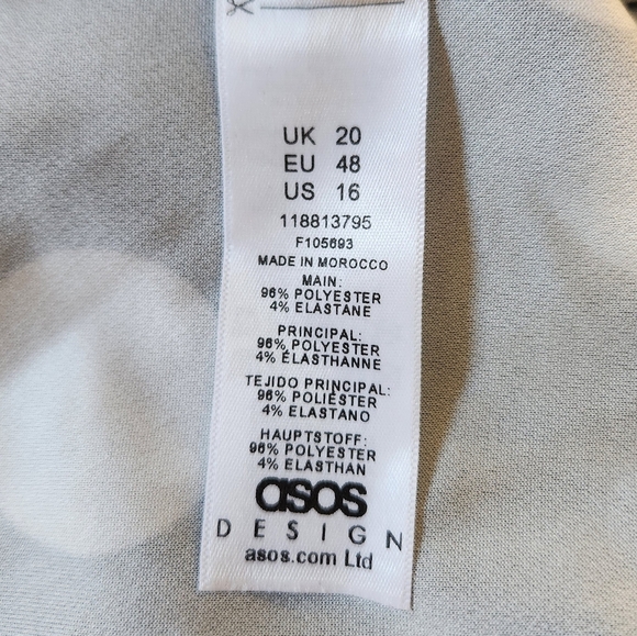 ASOS by design Polka Dot Halter Body Suit 16 - Picture 9 of 10